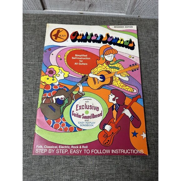 Kay Instrument Co 1970 Guitar Sounds Instructions Easy to Play Songbook & Record - Picture 2 of 6